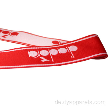 4 cm angepasstes Logo Jacquardt Polyester -Gurtband